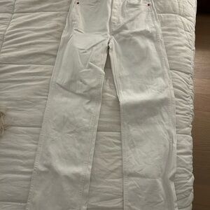 Re/Done White Denim Jeans Size 27